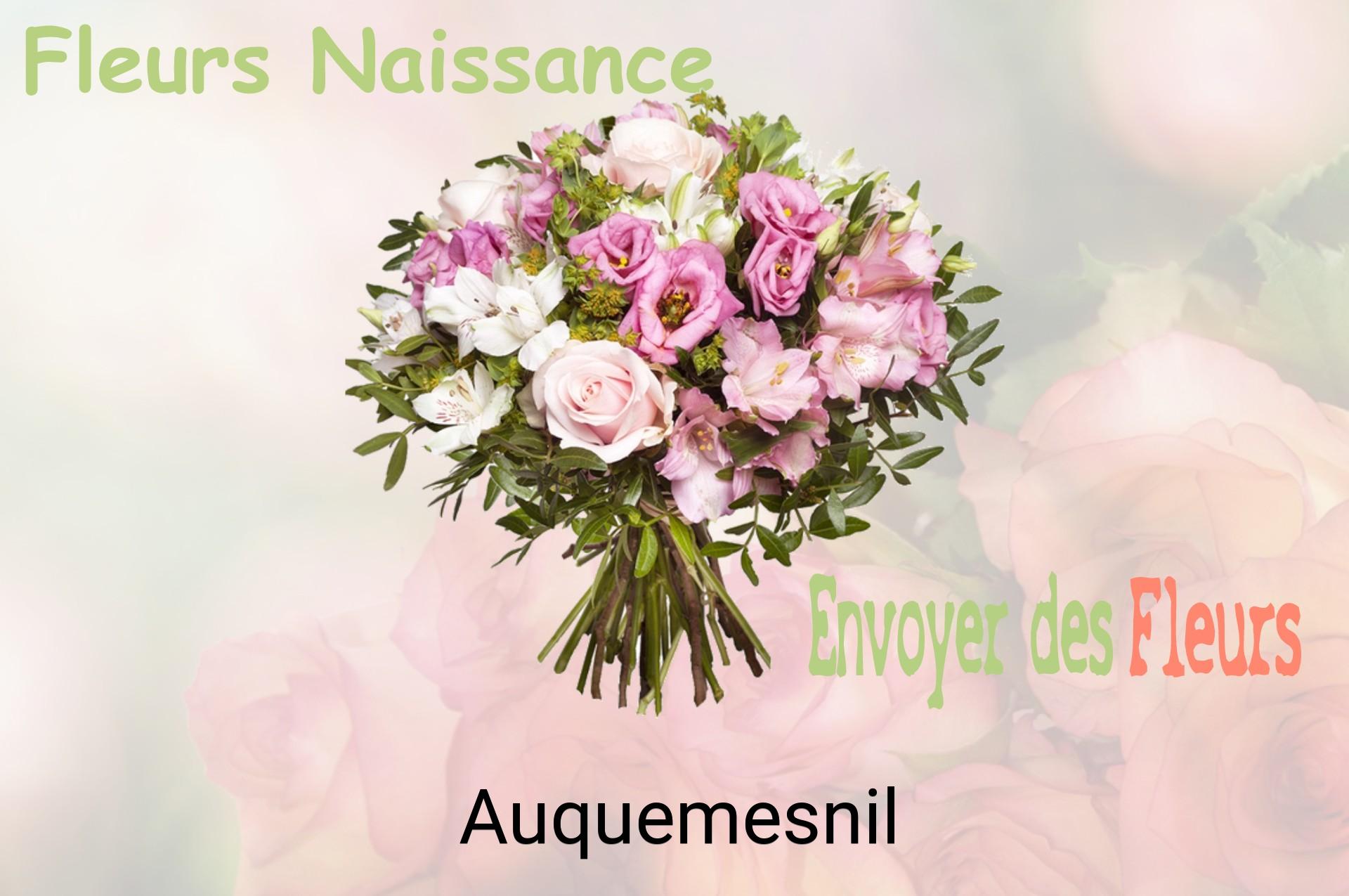 Bouquet de fleurs de naissance livré à Auquemesnil